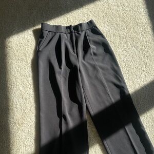 Elie Tahari Black Wide-Leg Trousers